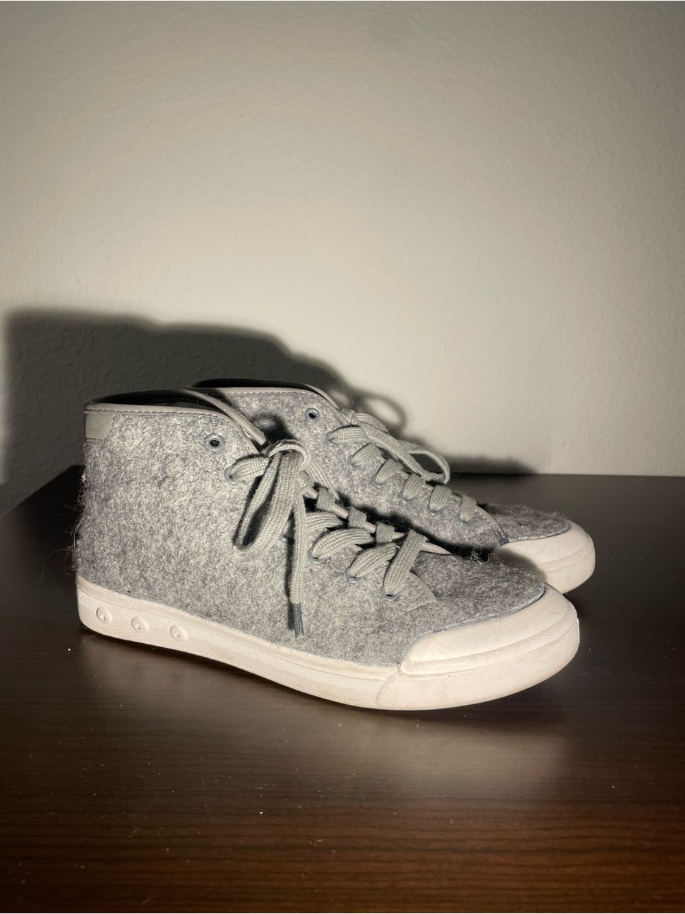 rag & bone Gray Wool Slip-On Sneakers - Standard Issue